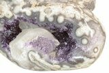 41" Multi-Window Amethyst Geode on Metal Stand - One Of A Kind! - #199980-8